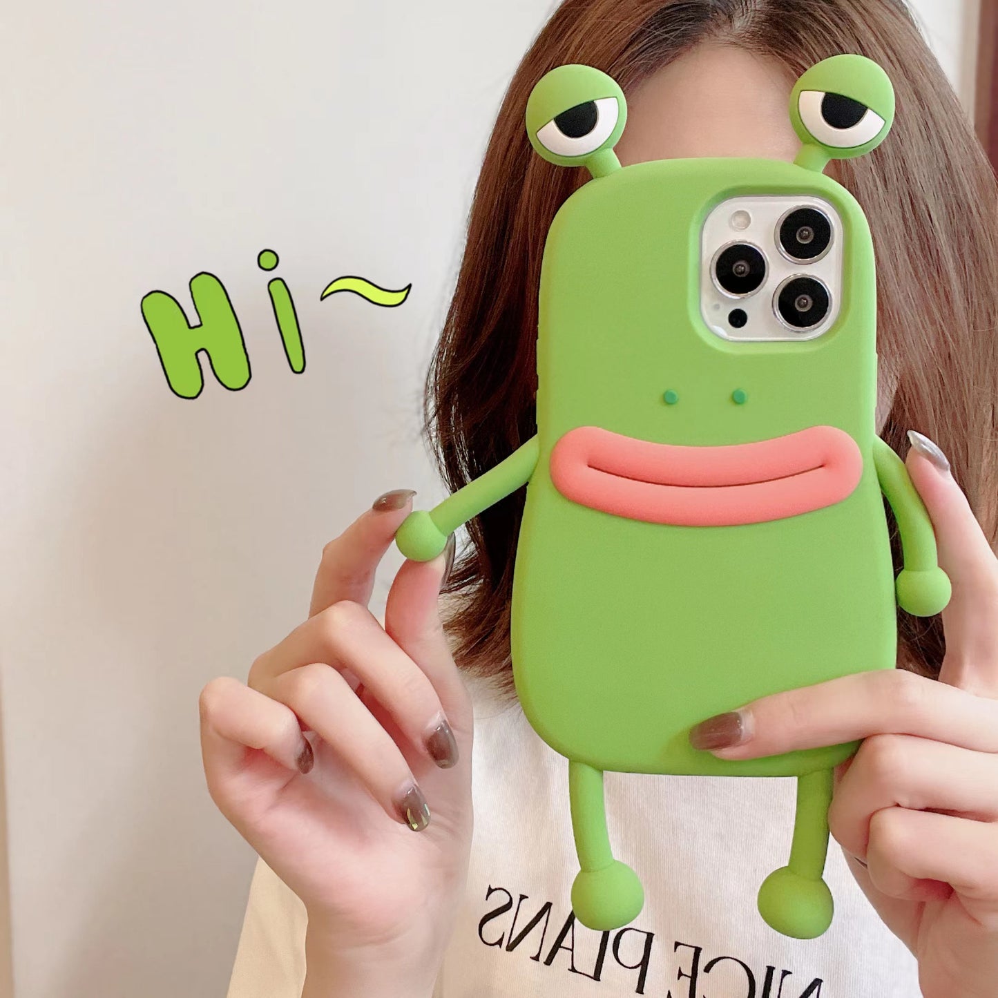 Beautiful Silicone 3D Frog Phone Case