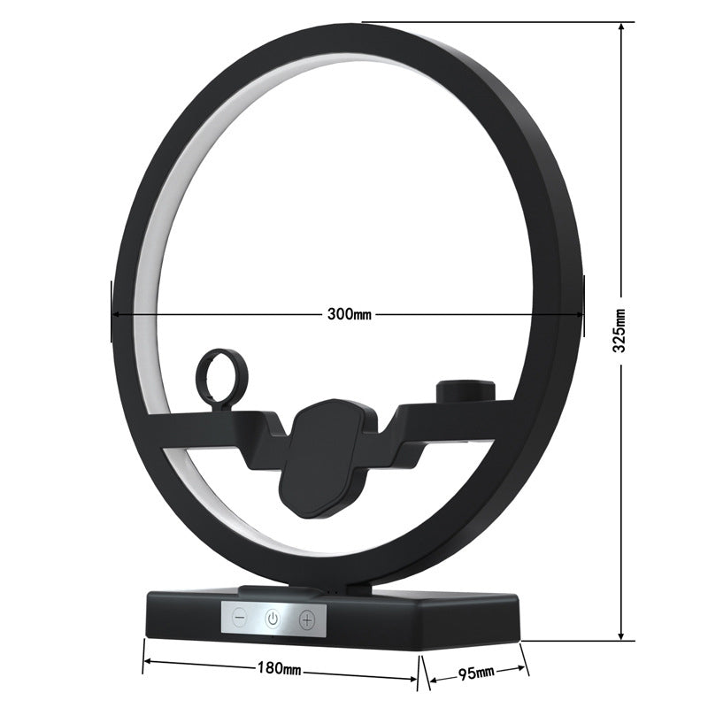 Wireless Charger Stand Table Lamp Touch Switch