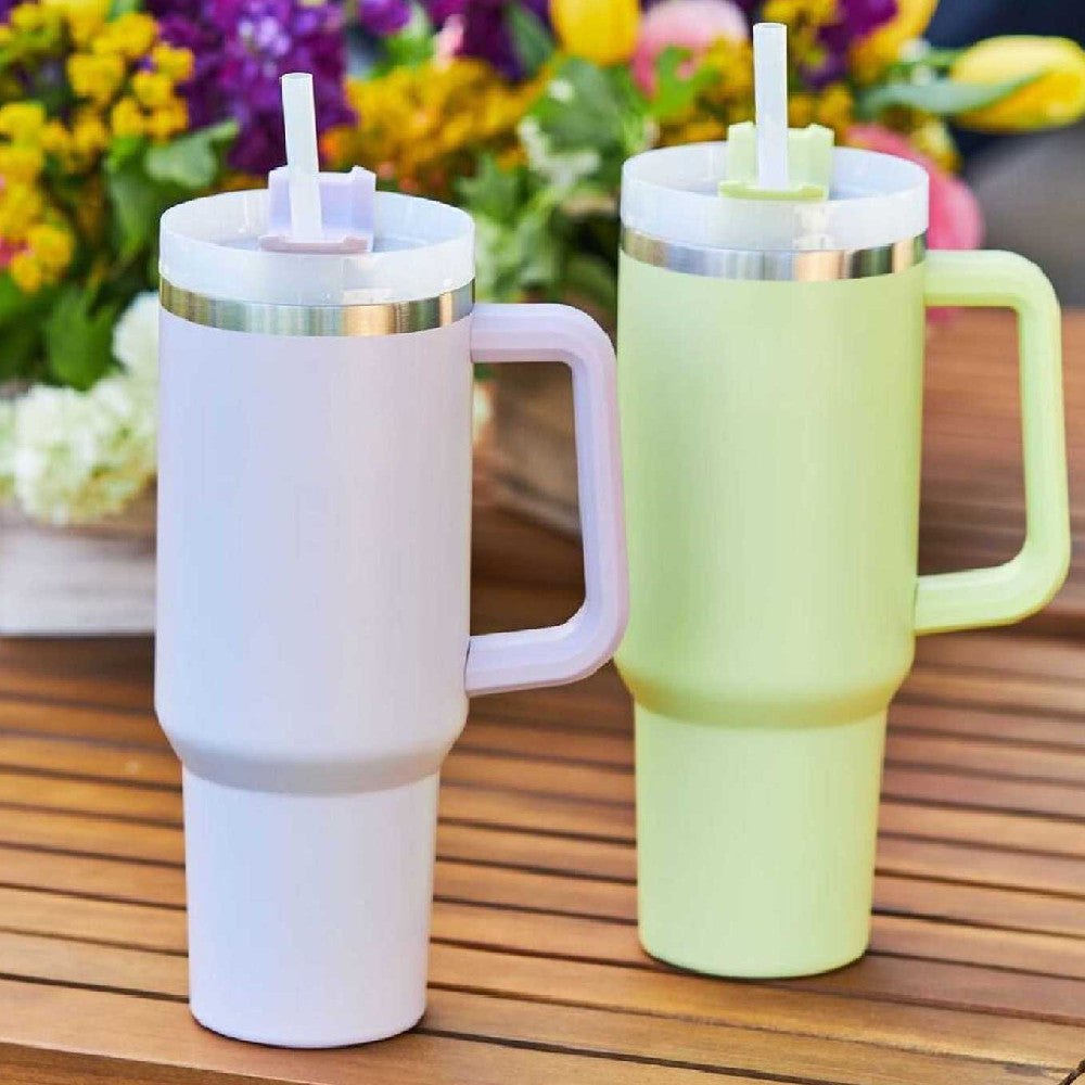 Versatile Stainless Steel Insulated Tumbler with Handle