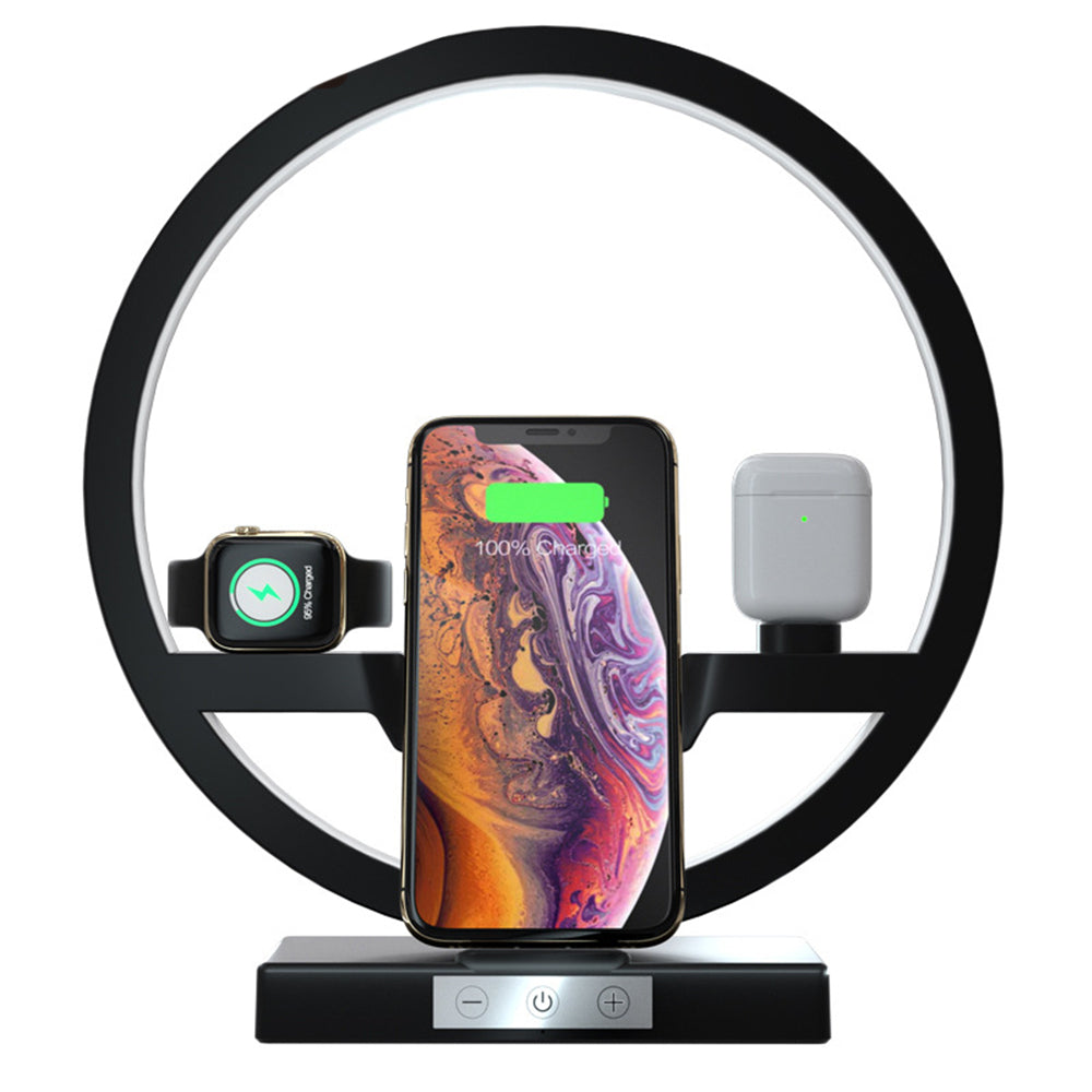 Wireless Charger Stand Table Lamp Touch Switch