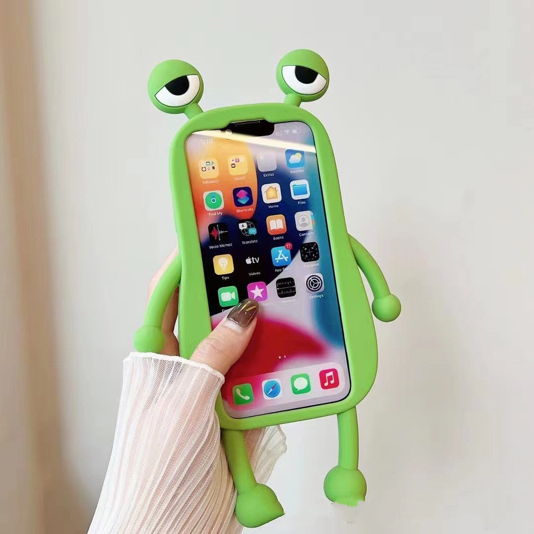 Beautiful Silicone 3D Frog Phone Case